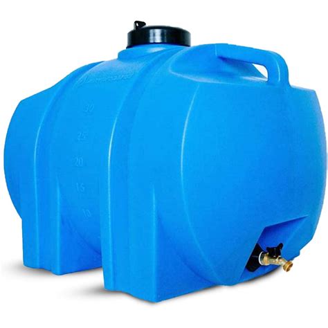 WaterPrepared 35 Gal Portable Water Storage Tank with Large Cap for ...