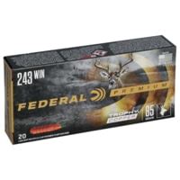 Federal Premium VITAL-SHOK .243 Winchester 85 Grain Trophy Copper Brass ...