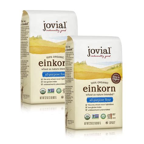 Einkorn 100% Organic Einkorn All Purpose Flour - Baking Flour, High ...