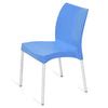 Buy Nilkamal Novella 07 Plastic Armless Chair (Blue) Online In India