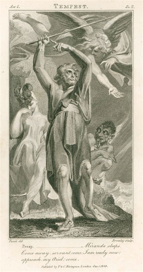 Prospero summons Ariel: a scene from Shakespeare's Tempest | Works of ...