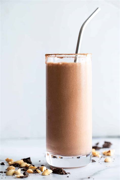 Peanut butter Chocolate Protein Shake | Food Faith Fitness