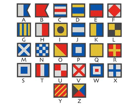 Printable Nautical Flag Alphabet - Printable New Year Banners