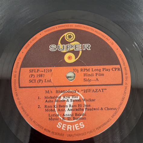 Buy R. D. Burman, Anand Bakshi - Hifazat | Musiccircle – MusicCircle