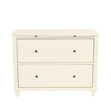 Verona 2-Drawer Lateral File - Cream | Ballard Designs