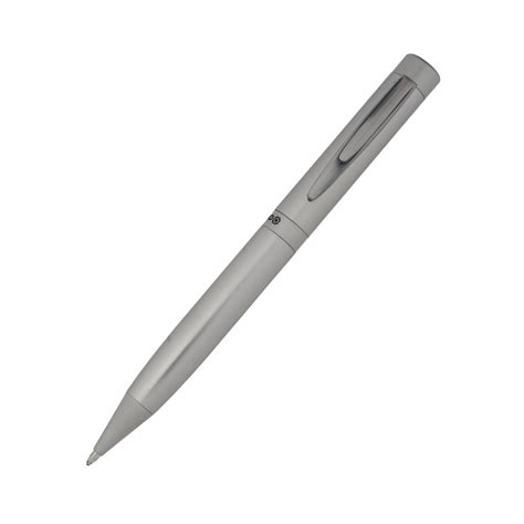 SWISSBRAND Zenith 2509 Matte chrome Ballpoint Pen with chrome trim ...