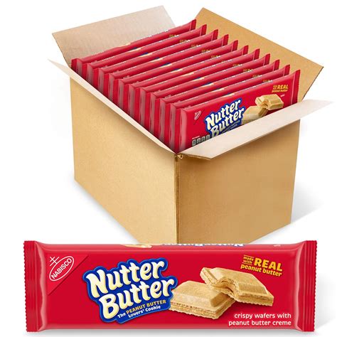 Amazon.com: Nutter Butter Peanut Butter Wafer Cookies, 12 - 10.5 oz ...
