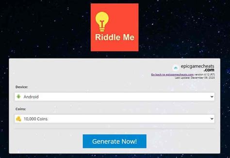 RIDDLE ME HACK FREE COINS CHEATS — Teletype