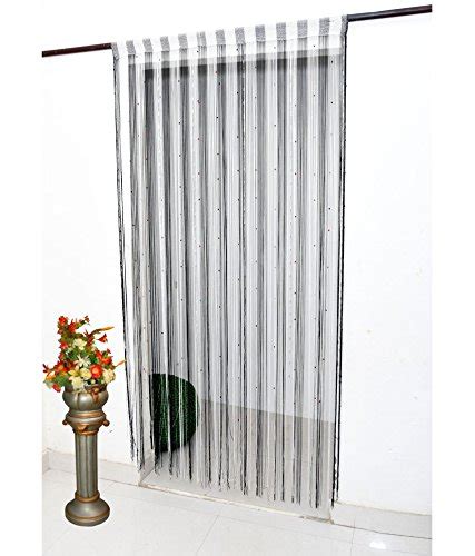 Buy Homesazz Door Decorative Divider Sheer Fringe Thread Strings Bead ...