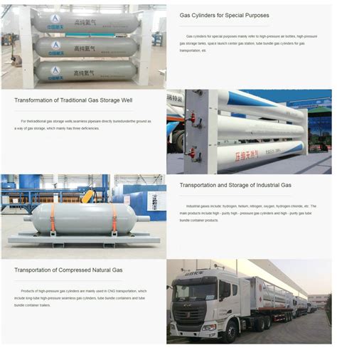 Clean Energy CNG Compressed Natural Gas Cylinders Jumbo Tube Storage ...