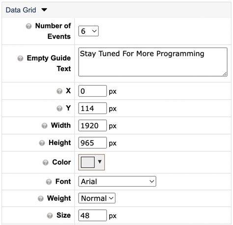 Image result for TV Program Guide Overlay