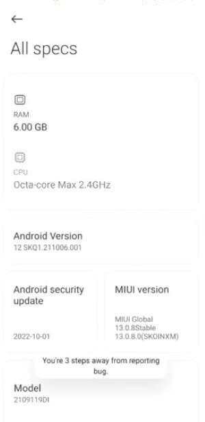 Conducting a Phone battery test on Xiaomi Device:-Dr.Fone