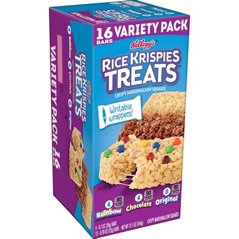 Buy Rice Krispies Treats Marshmallow Snack Bars, Kids Snacks, School ...