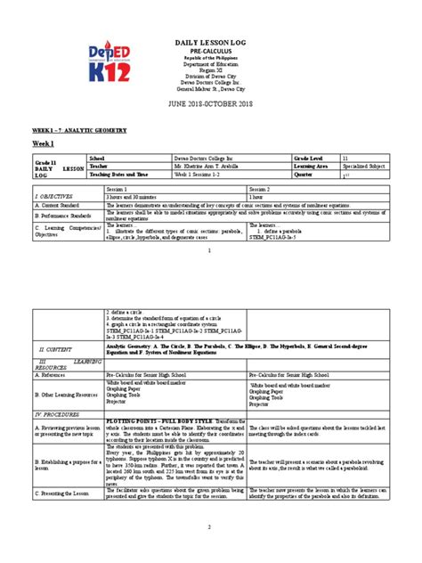 Image result for Alternative Learning System Daily Lesson Log On Math