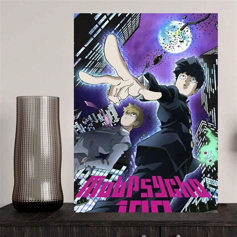 Framed Mob Psycho 100 Poster Anime Series 1 Key Art Crunchyroll ...