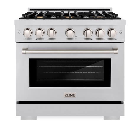 ZLINE 36-Inch Select Series Dual Fuel Range with 6 Gas Burner Cooktop