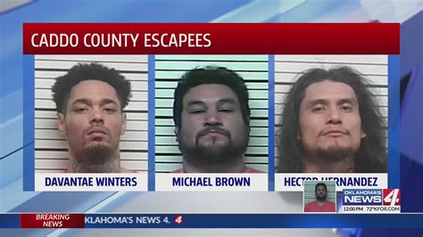 Search underway for three escaped inmates in Caddo County - YouTube