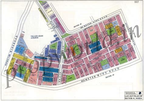 Flats in Noida Expressway, Noida Residential Sector Maps