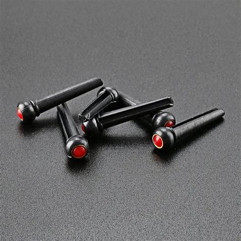 Buy 6 Pcs Plastic-Acoustic Guitar Bridge Pins Various Styles Bridge ...