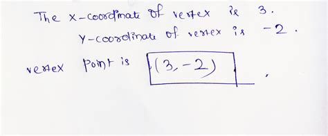 [Solved] What is the vertex of this function? (Be sure to list as ...
