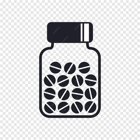 A bottle with medicine medications antibiotics painkillers vector ...
