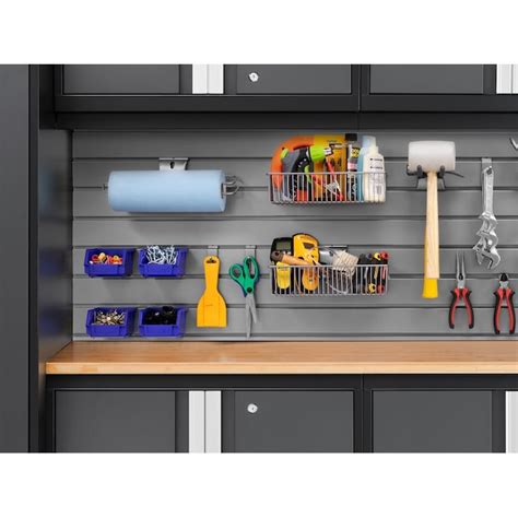 NewAge Products 144-in W x 76.75-in H 6-Cabinets Steel Charcoal Gray ...