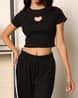 Buy Black Tops for Women by Shein Online | Ajio.com
