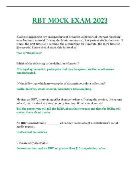 RBT Mock Test 2023 Questions and Answers (Real)/ Pearson RBT Exam - Rbt ...