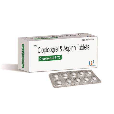 CLOPIZEN-AS 75 Tablets Indizen Pharmaceuticals