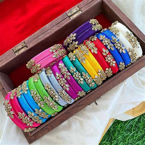 Image result for Silk Thread Bangles