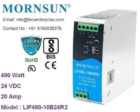 LIF480-10B Mornsun 480W SMPS Power Supply - LIF480-10B24R2 Mornsun SMPS ...
