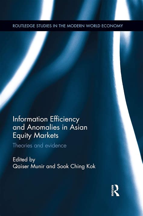 Buy Information Efficiency and Anomalies in Asian Equity Markets ...