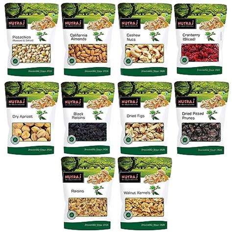 Nutraj Dry Fruits Combo with Pistachios, Almond,Cashew, Black and ...