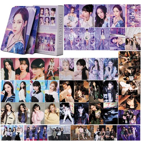 Buy Aespa Photo Cards 55PCS AESPA Dream Come True LOMO Cards New Album ...