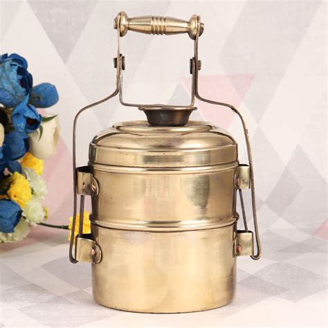 Shop Brass Tiffin Box at Best Price | IndianShelf