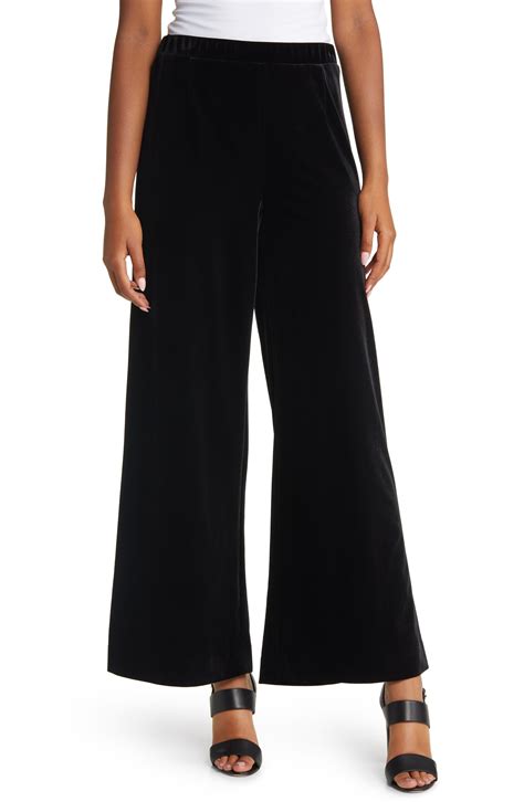 Frame Black Velvet Pants at Katie Eliott blog