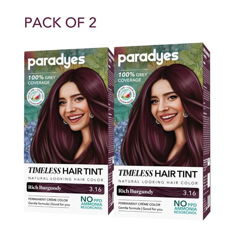 Buy Now Paradyes Rich Burgundy Timeless Hair Tint