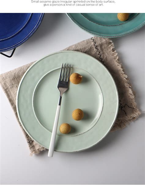 西餐盘 自助餐盘 纯白餐具 盘子 牛排盘 菜盘 平盘 白瓷盘 特价-设计本逛商品