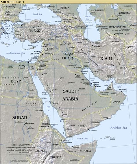 Maps Of Israel | Color 2018