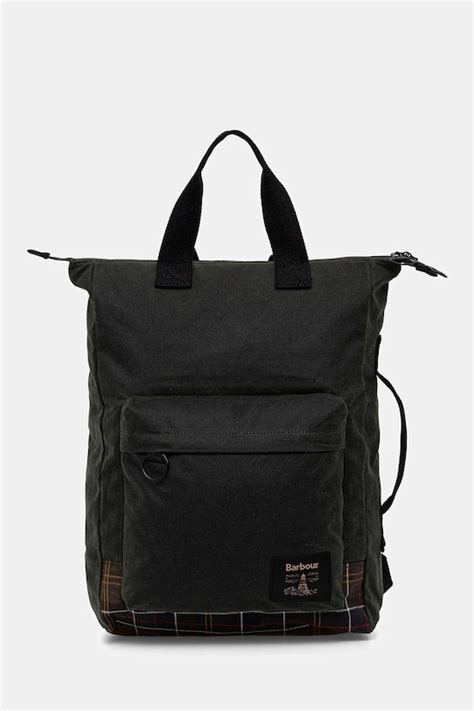 Barbour plecak Field Wax kolor zielony duży gładki UBA0714 | Answear.com