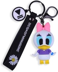 GKM Cartoon 3D female Donald Duck pvc keychain Key Chain Price in India ...