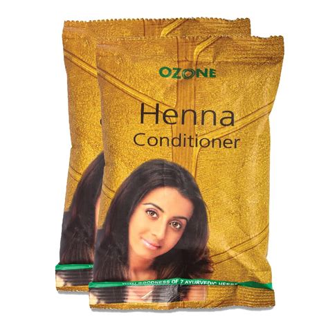 Buy Ozone Henna (Mehndi) Hair Conditioner Colour For Men & Women ...