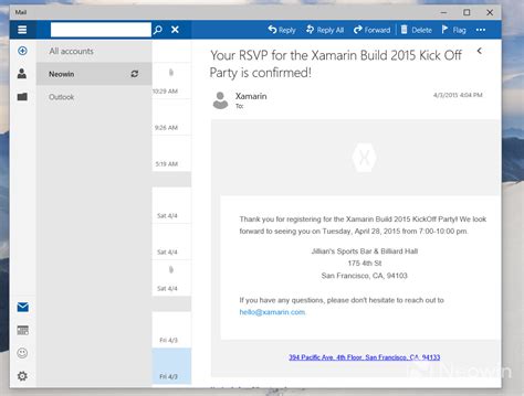 Image result for E Mail Programm Windows 1.0