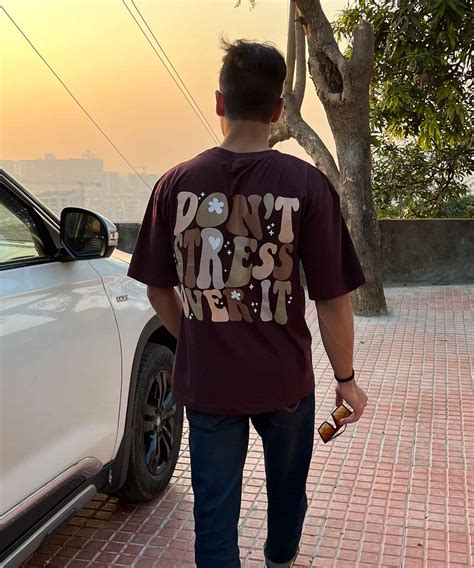 Don't stress over it - Oversized T-shirt – TheBTclub