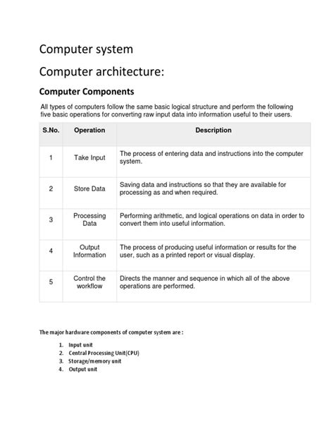 Image result for Computer System Architecture PDF