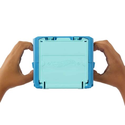 Buy Hot Wheels Ice-themed Track Building Set with Track Set And 1 Hot ...