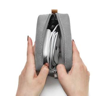 Lapster Microfiber PU Leather Sleeve Bag Pouch for MacBook pro Charger ...