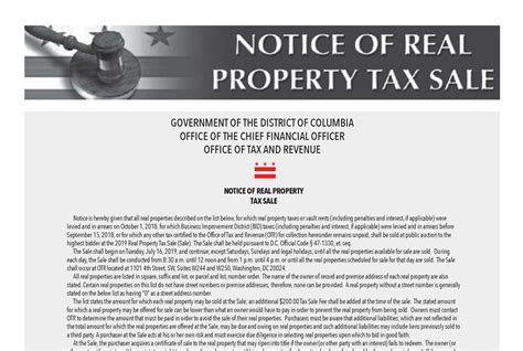 2019 DC Sales Tax Report - The Washington Informer