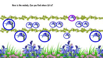 BLUEBELLS (so-mi-la...-ta, ti ti...Game...Animated beats...Assessment)