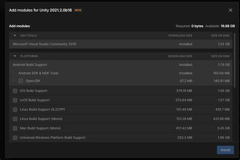 Image result for Unity No Android Module Loaded